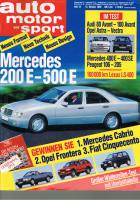 16. Oktober 1992 - Auto Motor und Sport Heft 22