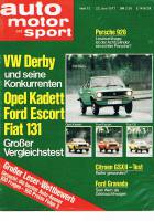 22. Juni 1977 - Auto Motor und Sport Heft 13