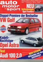 8. Februar 1991 - Auto Motor und Sport Heft 4