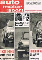 06. März 1965 - Auto Motor und Sport Heft 5