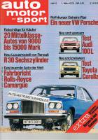 1. März 1975 - Auto Motor und Sport Heft 5