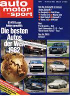 10. Februar 1982 - Auto Motor und Sport Heft 3