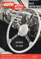 11. Februar 1961 - Das Auto Motor und Sport Heft 4