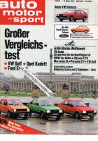 11. März 1981 - Auto Motor und Sport Heft 5