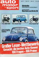 11. Mai 1977 - Auto Motor und Sport Heft 10