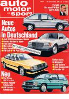 13. Januar 1982 - Auto Motor und Sport Heft 1
