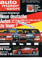 13. Januar 1989 - Auto Motor und Sport Heft 2