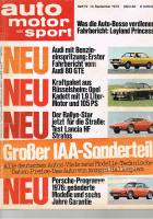 13. September 1975 - Auto Motor und Sport Heft 19