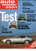 14. Februar 1976 - Auto Motor und Sport Heft 4