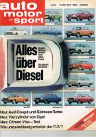 14. März 1979 - Auto Motor und Sport Heft 6