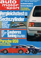 15. März 1986 - Auto Motor und Sport Heft 6