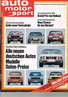 15. September 1976 - Auto Motor und Sport Heft 19