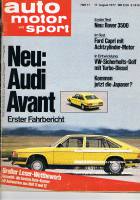 17. August 1977 - Auto Motor und Sport Heft 17