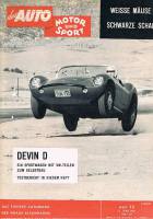 17. Juni 1961 - Das Auto Motor und Sport Heft 13