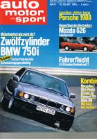 18. Juli 1987 - Auto Motor und Sport Heft 15