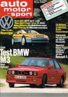 19. Juli 1986 - Auto Motor und Sport Heft 15