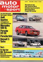 19. Mai 1982 - Auto Motor und Sport Heft 10