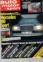 2. Mai 1984 - Auto Motor und Sport Heft 9