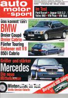 2. November 1990 - Auto Motor und Sport Heft 23