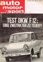 20. April 1963 - Auto Motor und Sport Heft 8