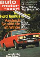 21. November 1970 - Auto Motor und Sport Heft 24