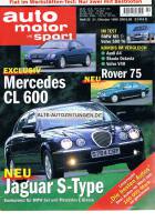 21. Oktober 1998 - Auto Motor und Sport Heft 22