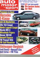22. Februar 1991 - Auto Motor und Sport Heft 5