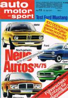 22. Juni 1974 - Auto Motor und Sport Heft 13