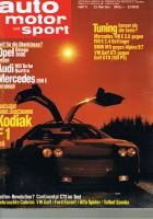 23. Mai 1987 - Auto Motor und Sport Heft 11