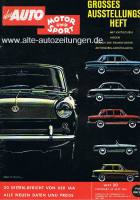 23. September 1961 - Das Auto Motor und Sport Heft 20
