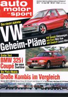 24. Januar 1992 - Auto Motor und Sport Heft 3
