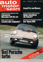 24. Mai 1975 - Auto Motor und Sport Heft 11