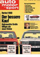 24. September 1980 - Auto Motor und Sport Heft 20