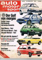 25. Oktober 1978 - Auto Motor und Sport Heft 22