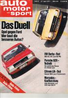 27. April 1977 - Auto Motor und Sport Heft 9