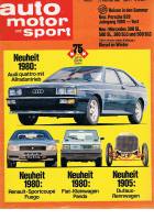 27 Februar 1980 - Auto Motor und Sport Heft 5