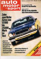27. Oktober 1976 - Auto Motor und Sport Heft 22