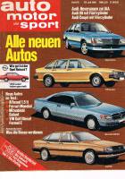 29. Juli 1981 - Auto Motor und Sport Heft 15