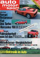 29. Mai 1985 - Auto Motor und Sport Heft 11