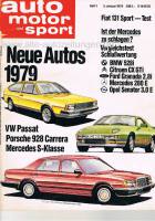 3. Januar 1979 - Auto Motor und Sport Heft 1