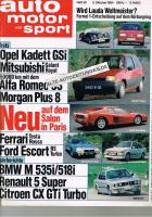 3. Oktober 1984 - Auto Motor und Sport Heft 20