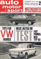 30. Oktober 1965 - Auto Motor und Sport Heft 22