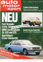 31. August 1977 - Auto Motor und Sport Heft 18