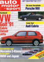 31. Mai 1991 - Auto Motor und Sport Heft 12