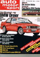 31. Oktober 1984 - Auto Motor und Sport Heft 22