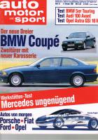 4. Oktober 1991 - Auto Motor und Sport Heft 21