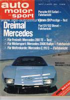 5. Juli 1978 - Auto Motor und Sport Heft 14