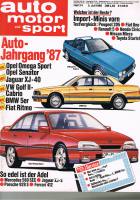 5. Juli 1986 - Auto Motor und Sport Heft 14