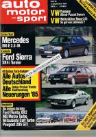 5. September 1984 - Auto Motor und Sport Heft 18