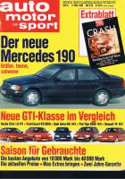 6. März 1992 - Auto Motor und Sport Heft 6
